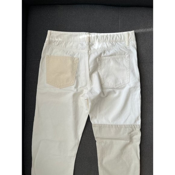 Brand New * Topman Patchwork Ivory Jeans 31x32 - Picture 5 of 5